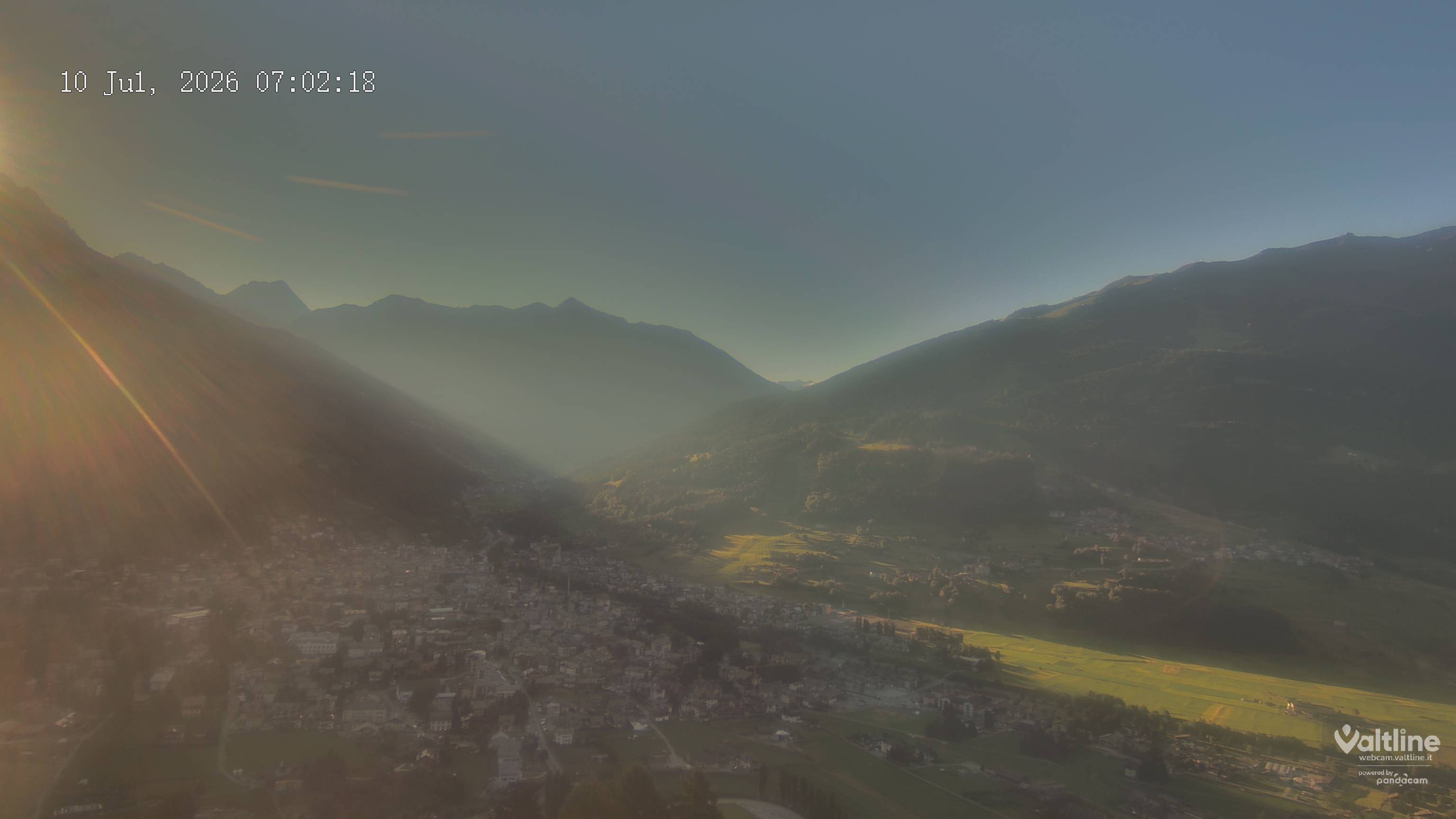 Archiv Foto Webcam Panoramablick Bormio, Lombardei