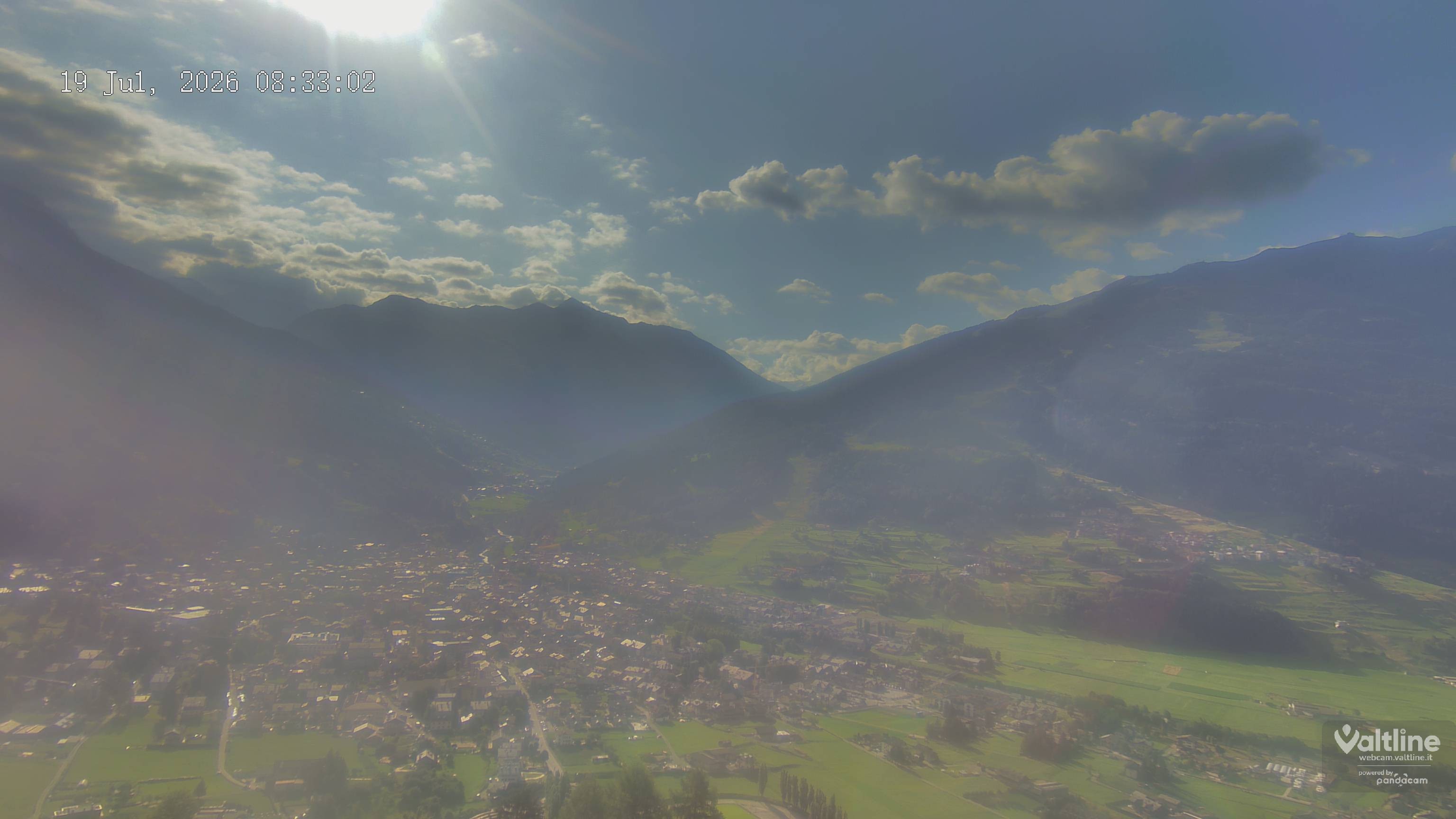 Archiv Foto Webcam Panoramablick Bormio, Lombardei
