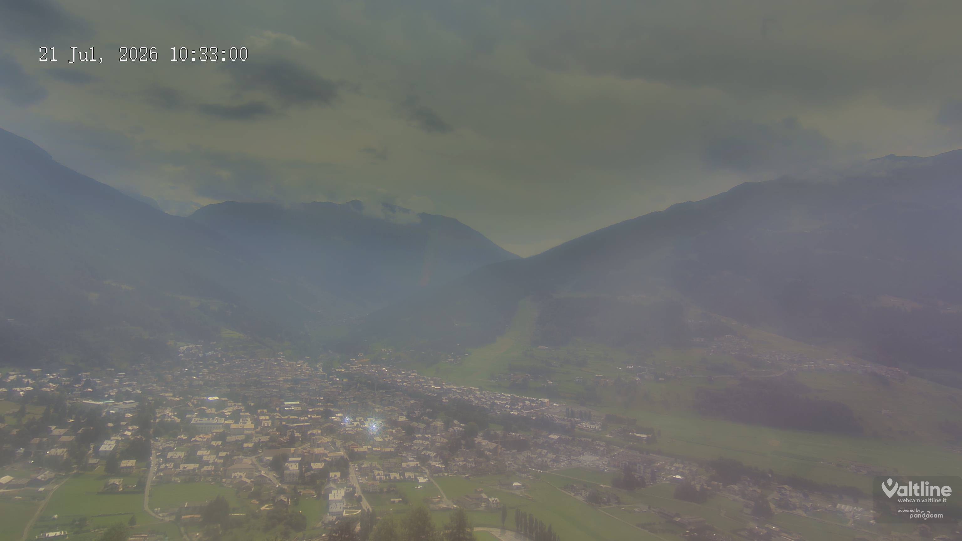 Archiv Foto Webcam Panoramablick Bormio, Lombardei