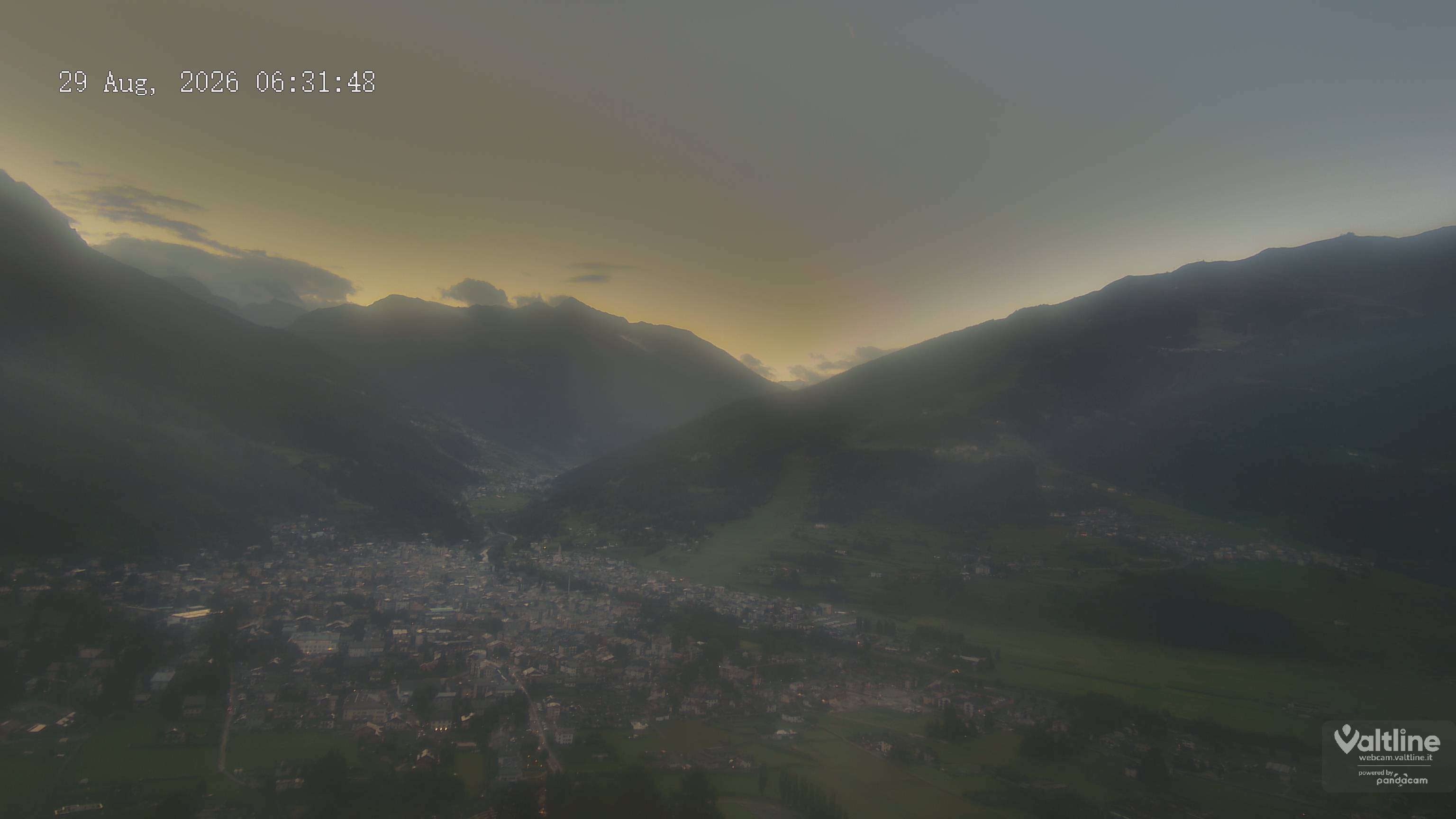 Archiv Foto Webcam Panoramablick Bormio, Lombardei