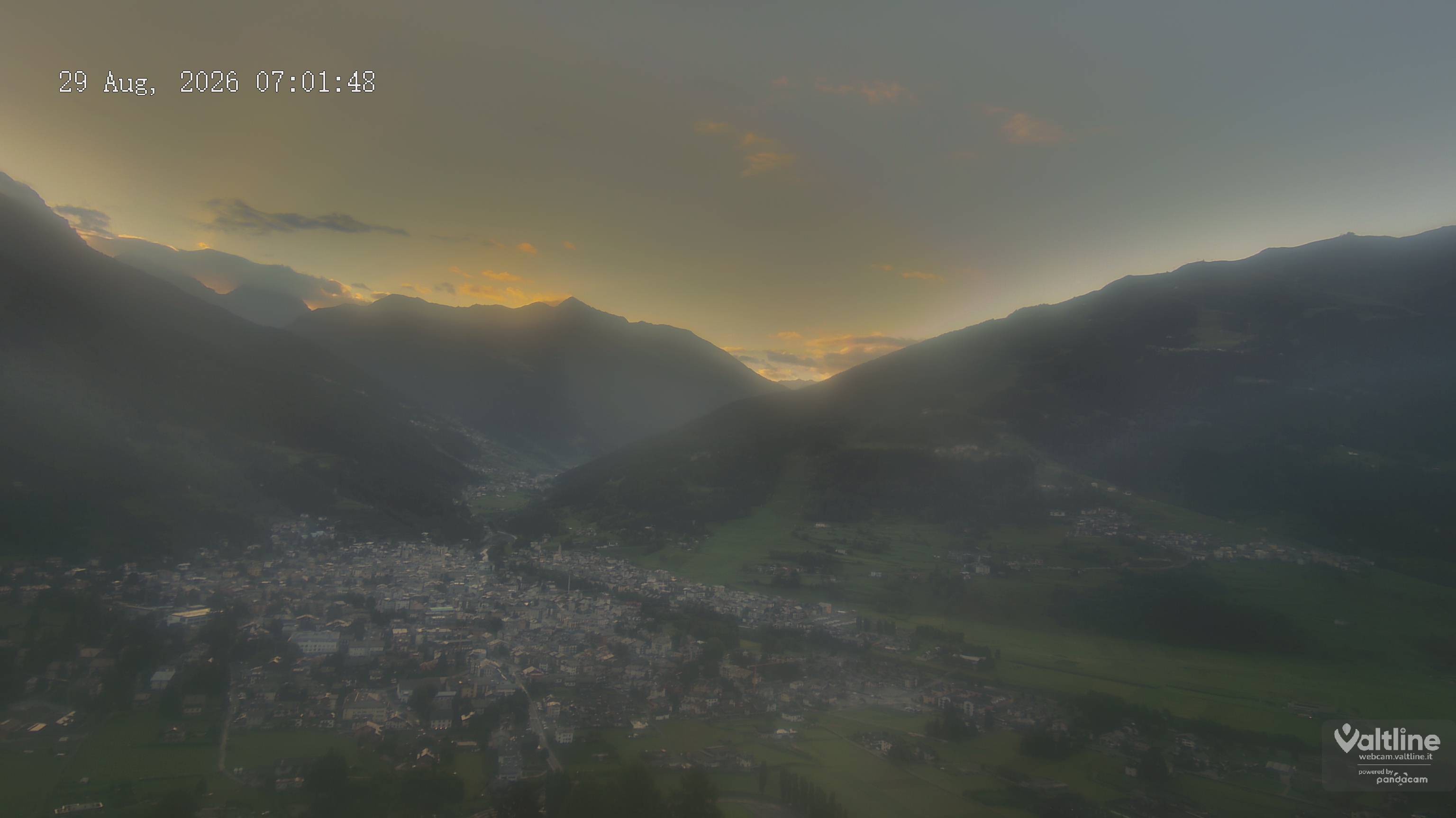 Archiv Foto Webcam Panoramablick Bormio, Lombardei