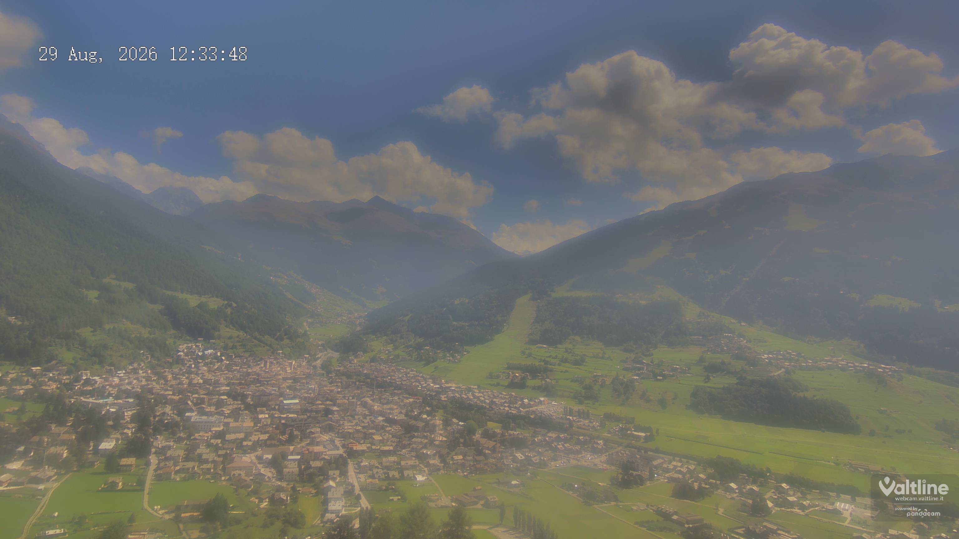 Archiv Foto Webcam Panoramablick Bormio, Lombardei