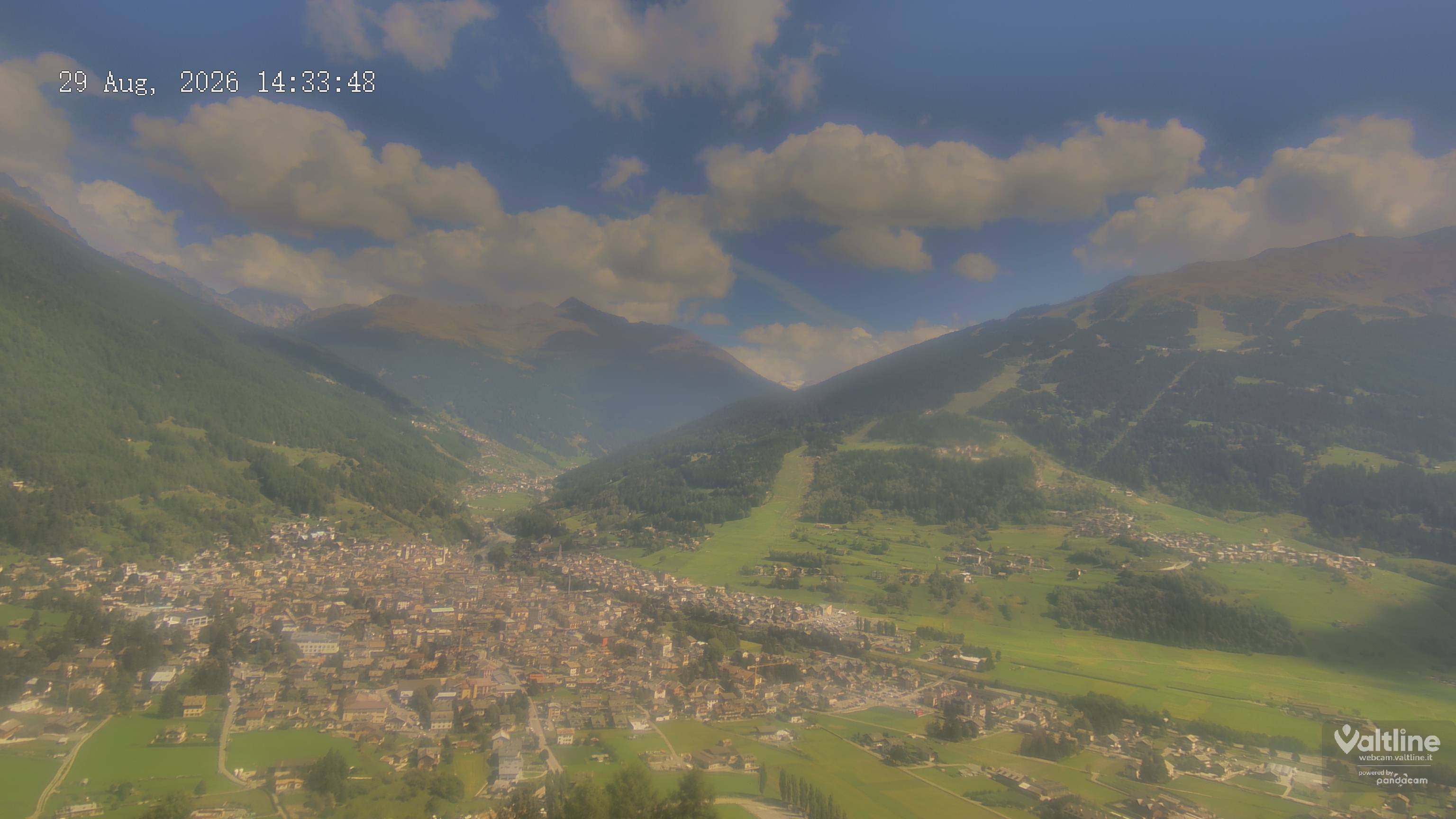 Archiv Foto Webcam Panoramablick Bormio, Lombardei