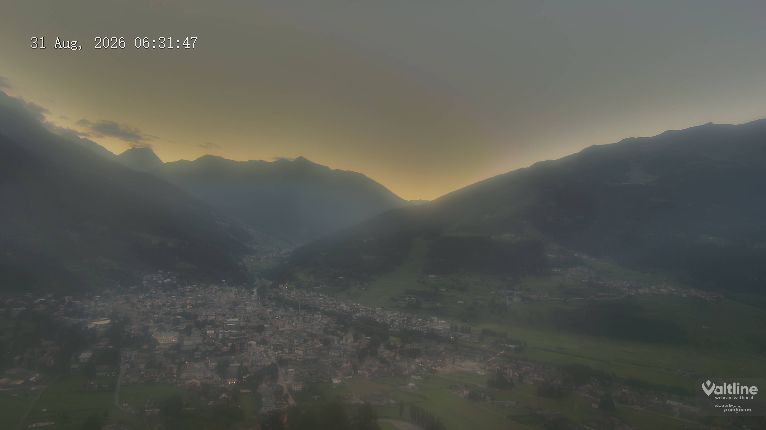 Archiv Foto Webcam Panoramablick Bormio, Lombardei