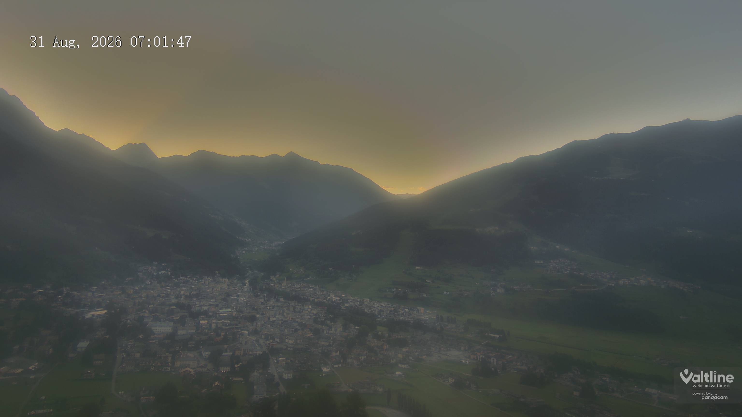 Archiv Foto Webcam Panoramablick Bormio, Lombardei