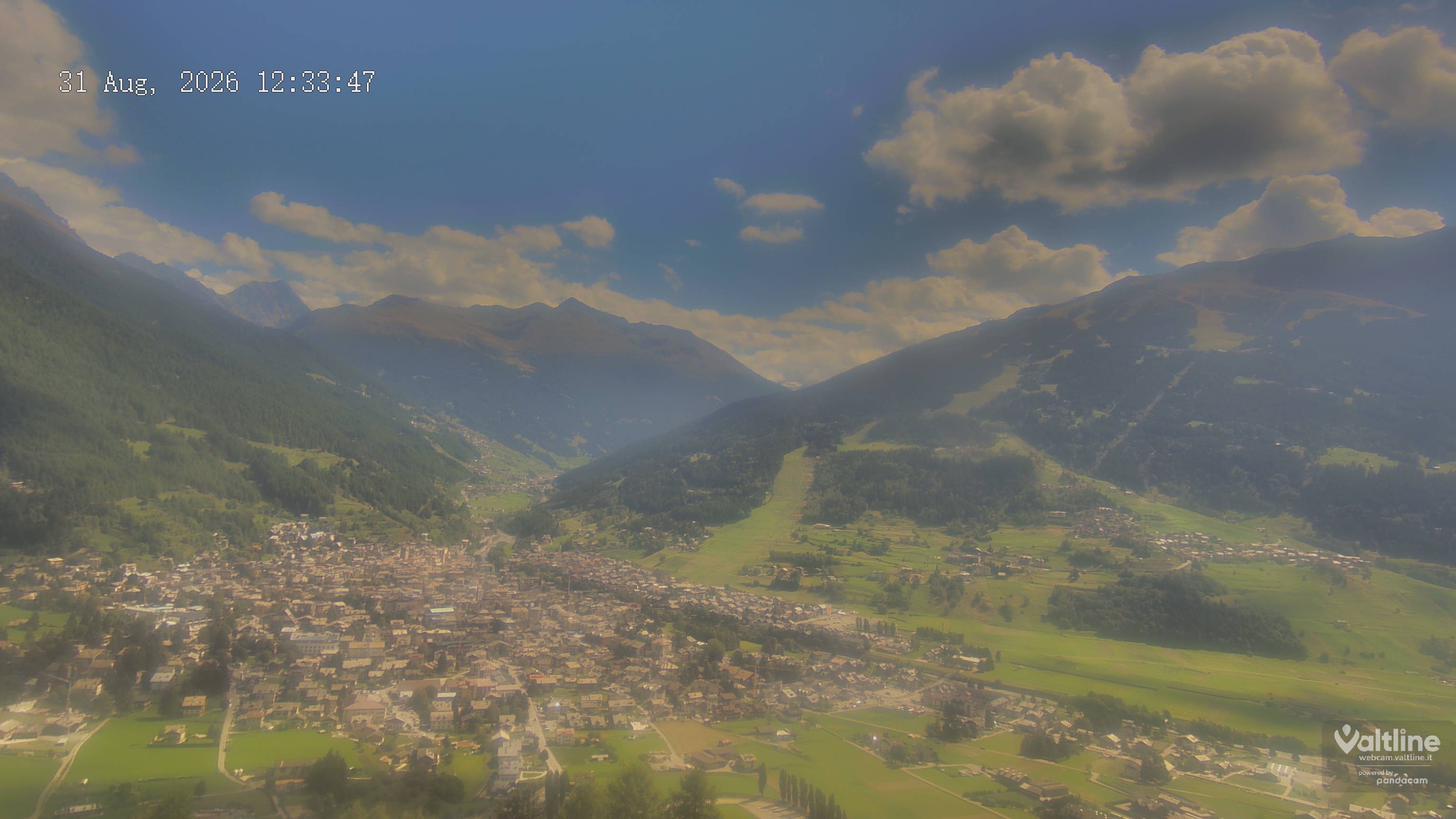 Archiv Foto Webcam Panoramablick Bormio, Lombardei
