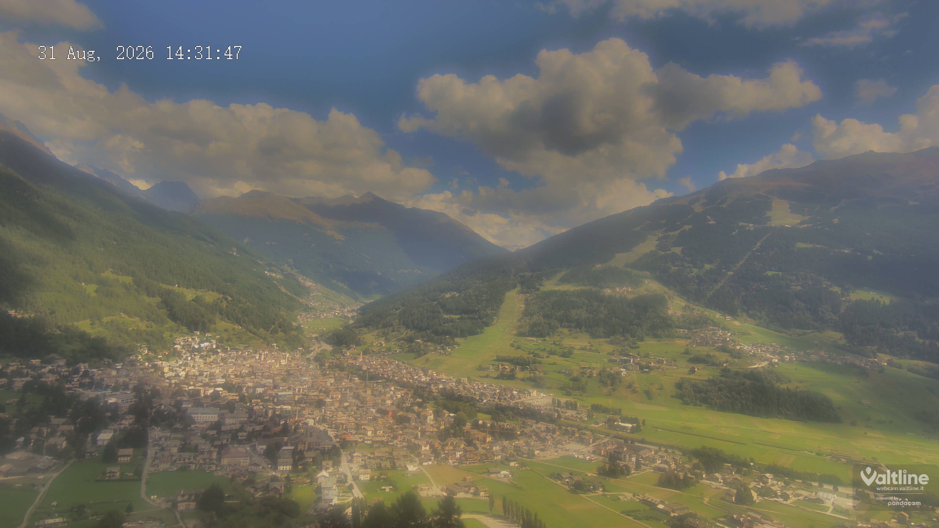 Archiv Foto Webcam Panoramablick Bormio, Lombardei