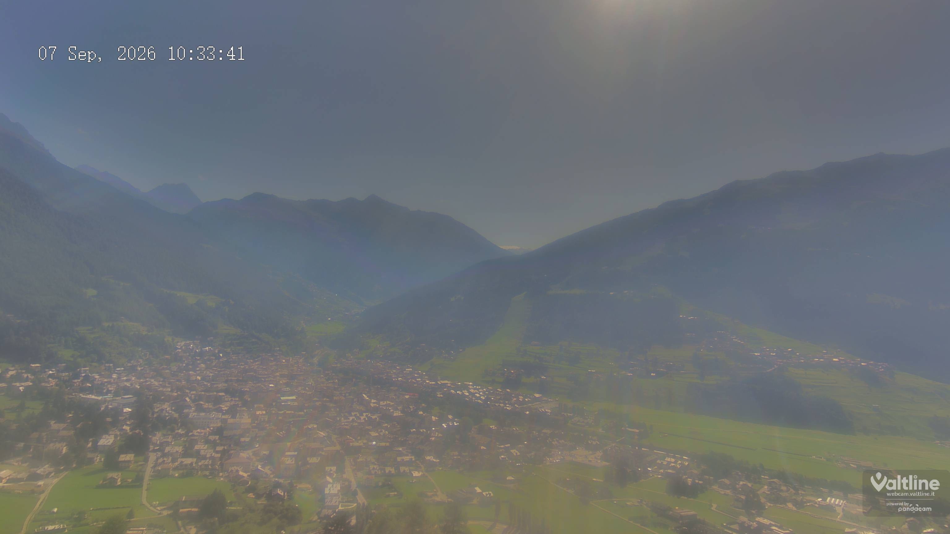 Archiv Foto Webcam Panoramablick Bormio, Lombardei