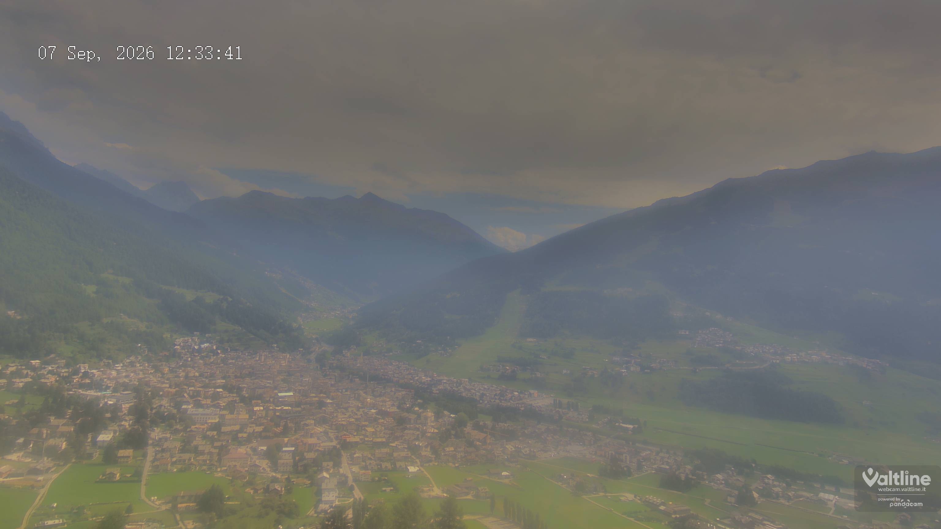 Archiv Foto Webcam Panoramablick Bormio, Lombardei