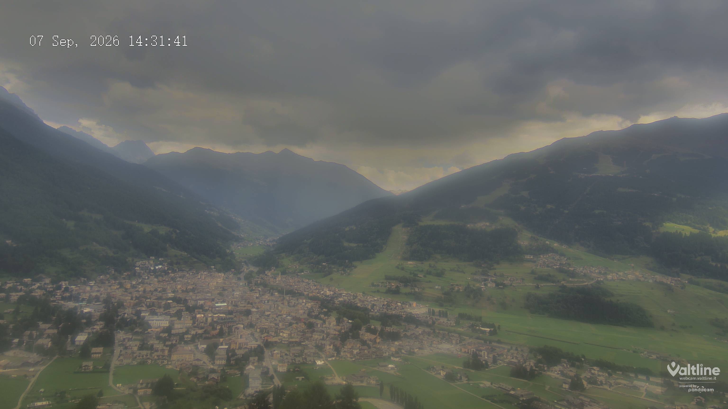 Archiv Foto Webcam Panoramablick Bormio, Lombardei