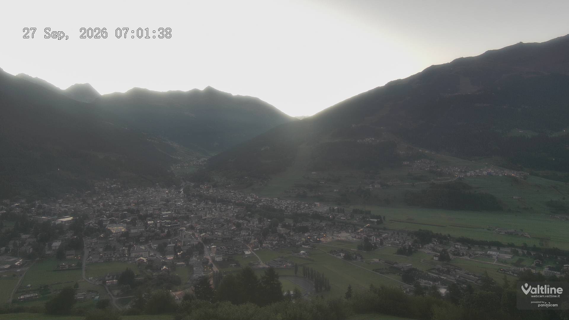 Archiv Foto Webcam Panoramablick Bormio, Lombardei