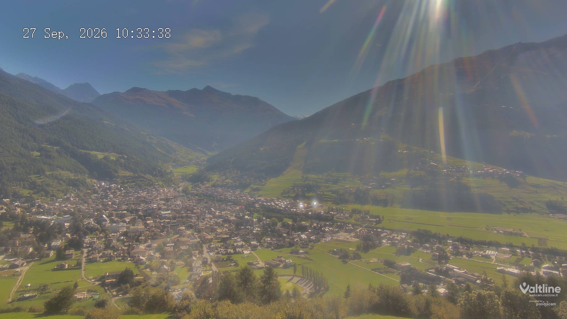 Archiv Foto Webcam Panoramablick Bormio, Lombardei