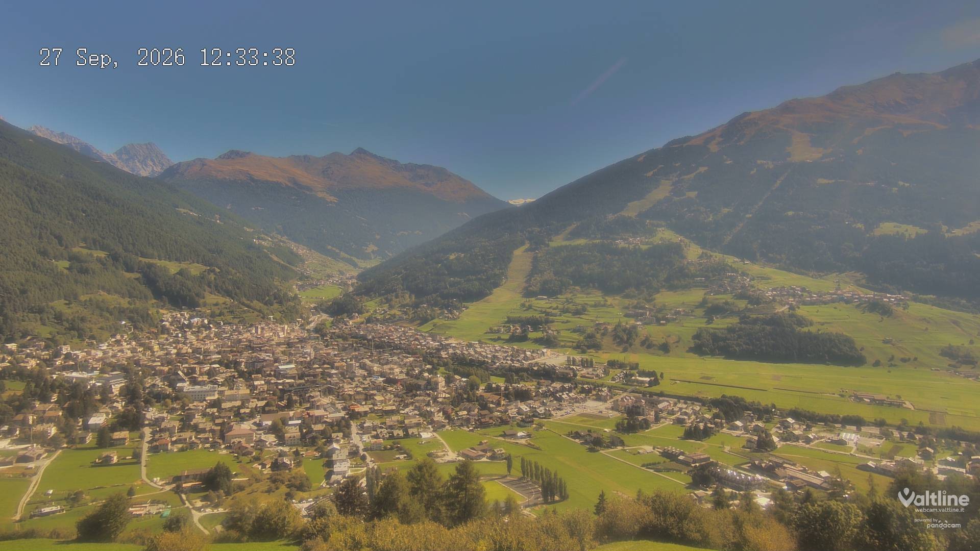 Archiv Foto Webcam Panoramablick Bormio, Lombardei