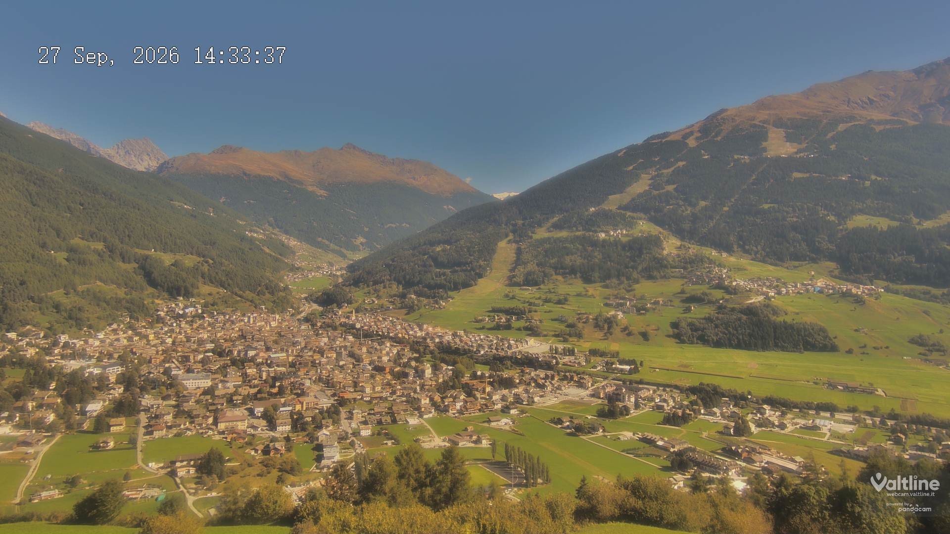 Archiv Foto Webcam Panoramablick Bormio, Lombardei