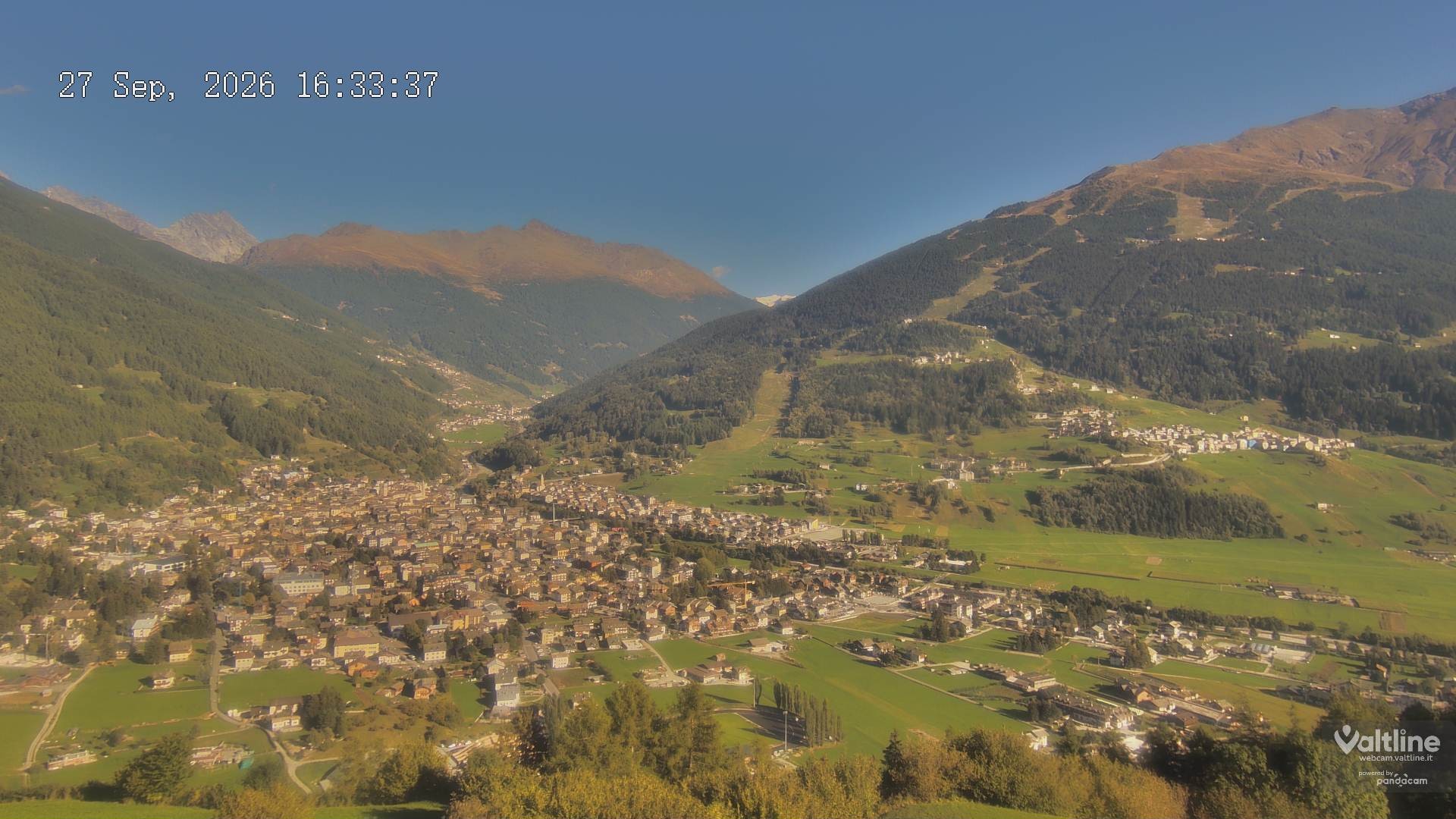 Archiv Foto Webcam Panoramablick Bormio, Lombardei