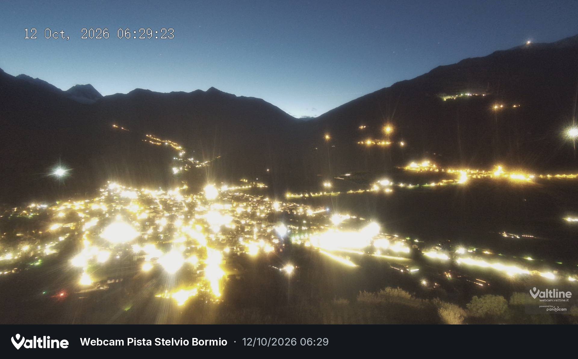 Archiv Foto Webcam Panoramablick Bormio, Lombardei