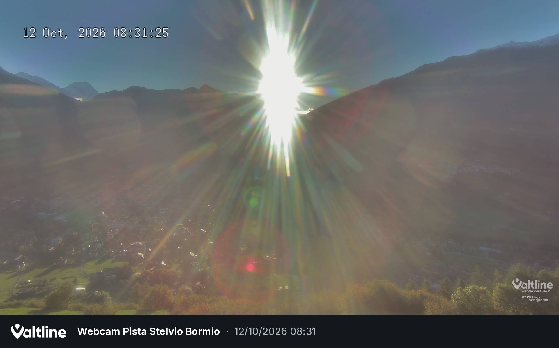 Archiv Foto Webcam Panoramablick Bormio, Lombardei