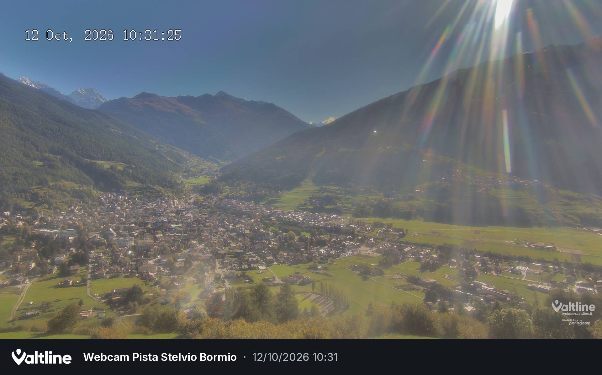 Archiv Foto Webcam Panoramablick Bormio, Lombardei