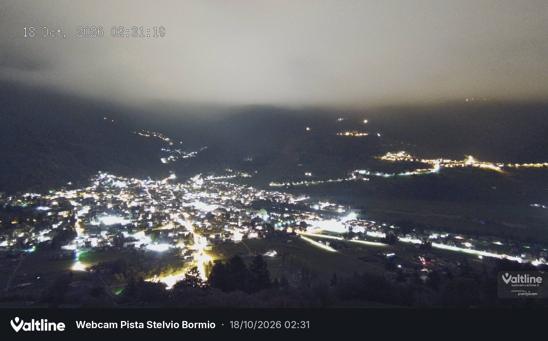 Archiv Foto Webcam Panoramablick Bormio, Lombardei