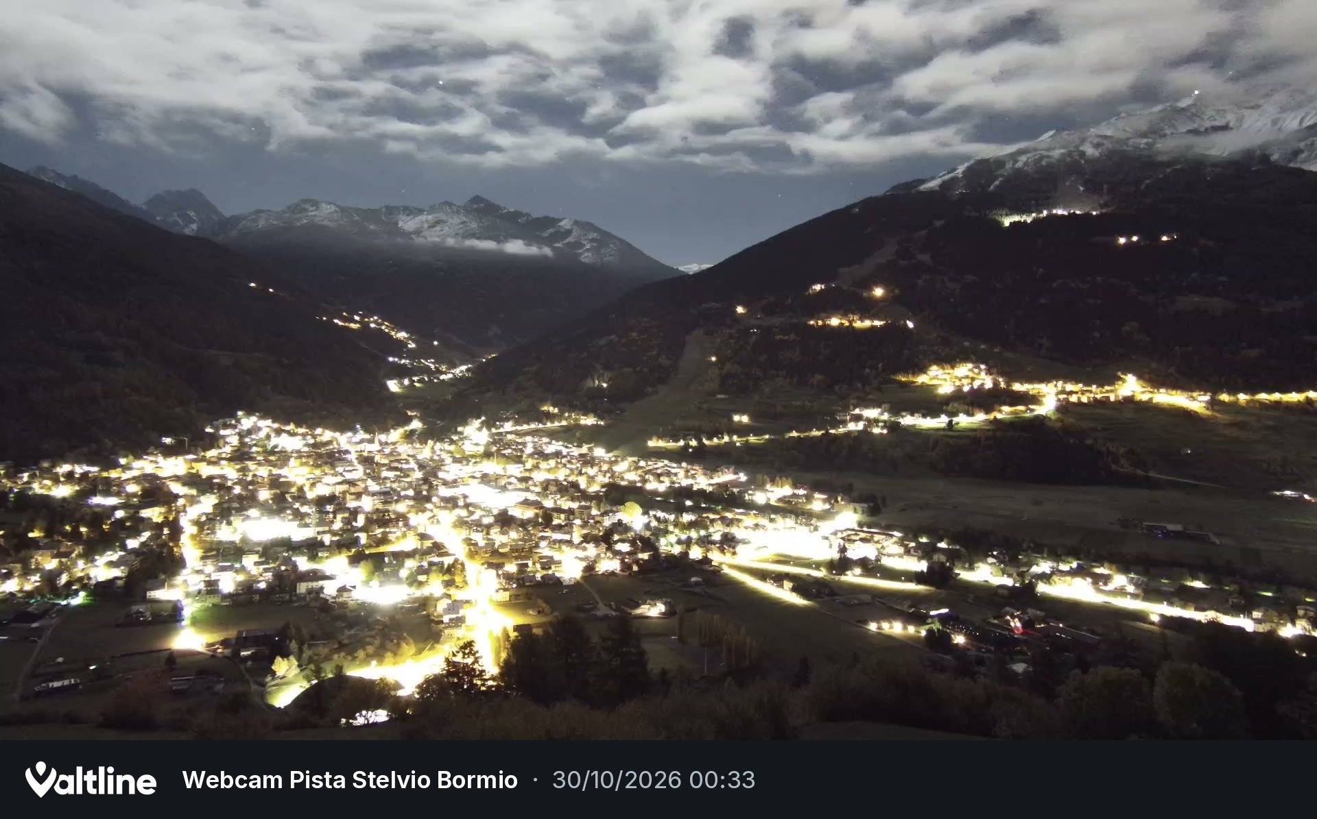Archived image Webcam panoramic view of Bormio, Lombardia
