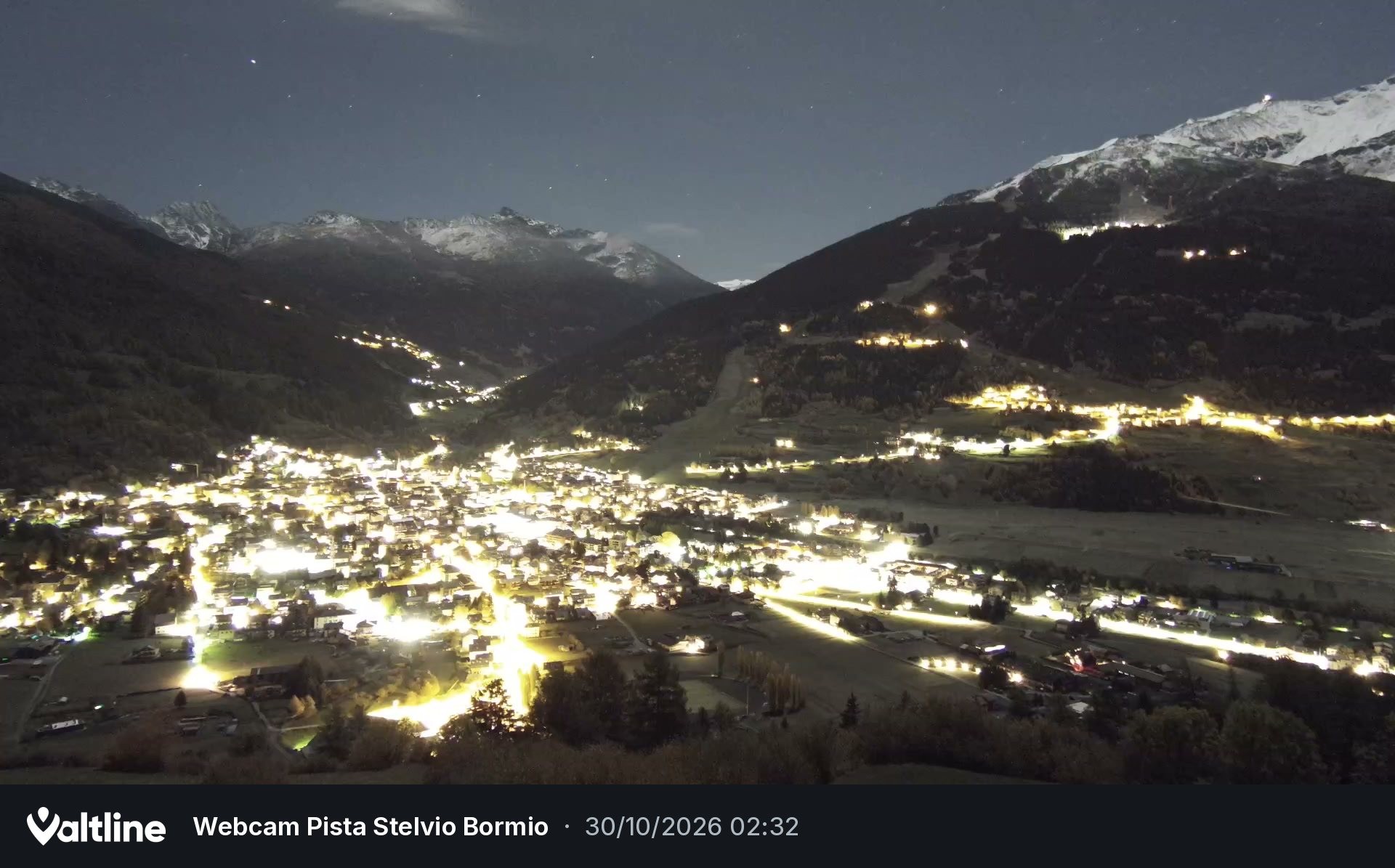 Archived image Webcam panoramic view of Bormio, Lombardia