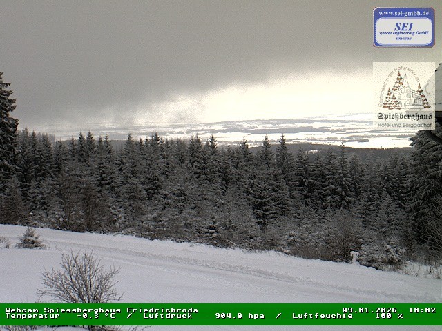 Archiv Foto Webcam Berggasthof Spießberghaus, Friedrichroda