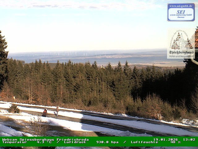 Archiv Foto Webcam Berggasthof Spießberghaus, Friedrichroda