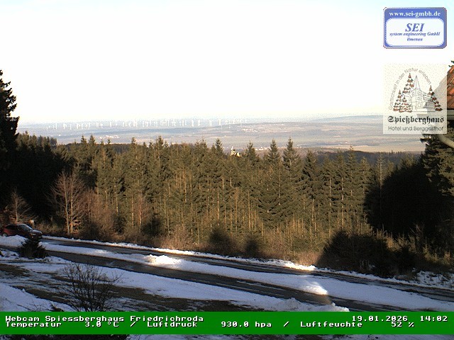 Archiv Foto Webcam Berggasthof Spießberghaus, Friedrichroda