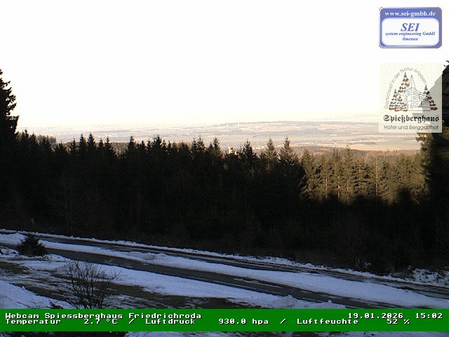 Archiv Foto Webcam Berggasthof Spießberghaus, Friedrichroda