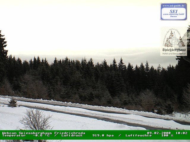 Archiv Foto Webcam Berggasthof Spießberghaus, Friedrichroda