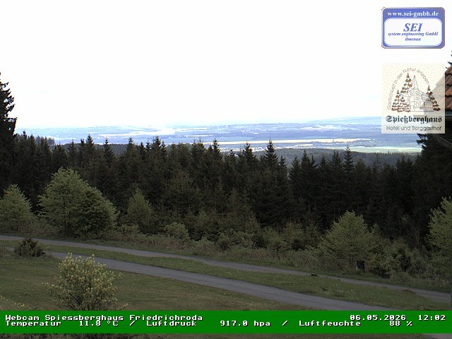 Archiv Foto Webcam Berggasthof Spießberghaus, Friedrichroda