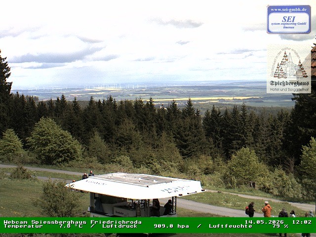 Archiv Foto Webcam Berggasthof Spießberghaus, Friedrichroda