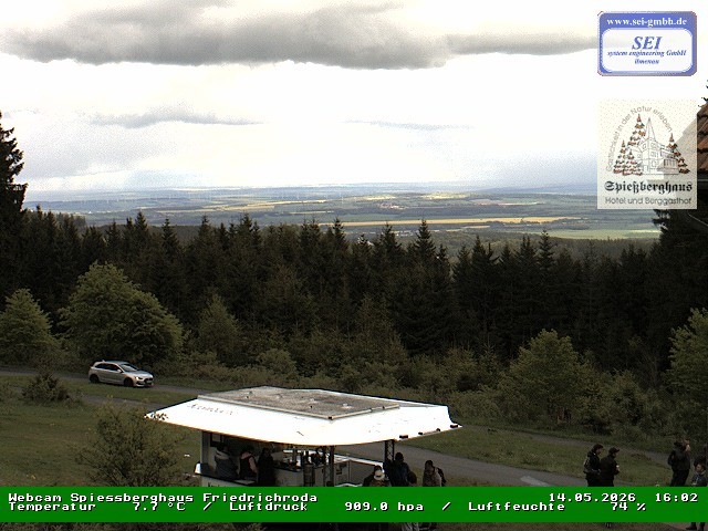 Archiv Foto Webcam Berggasthof Spießberghaus, Friedrichroda