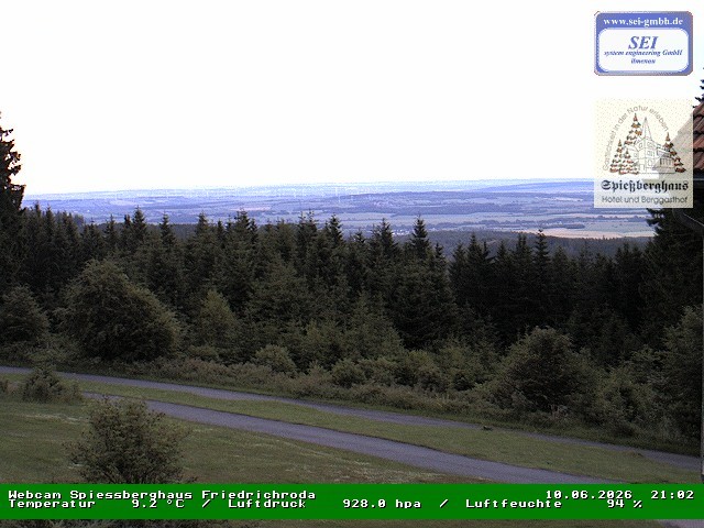 Archiv Foto Webcam Berggasthof Spießberghaus, Friedrichroda