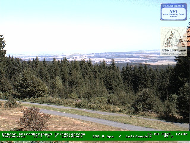 Archiv Foto Webcam Berggasthof Spießberghaus, Friedrichroda