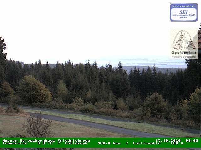 Archiv Foto Webcam Berggasthof Spießberghaus, Friedrichroda