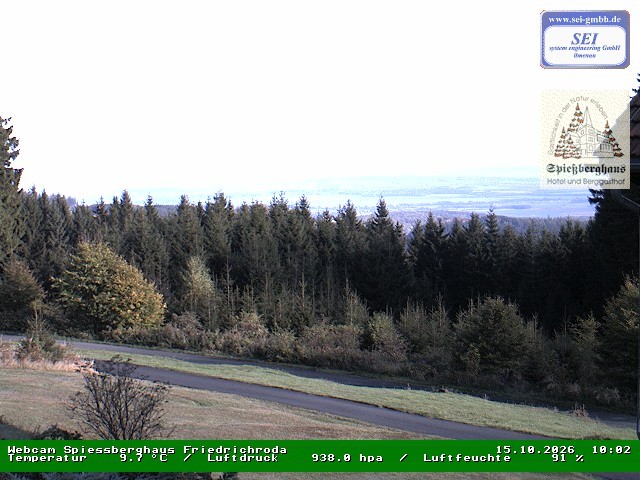 Archiv Foto Webcam Berggasthof Spießberghaus, Friedrichroda