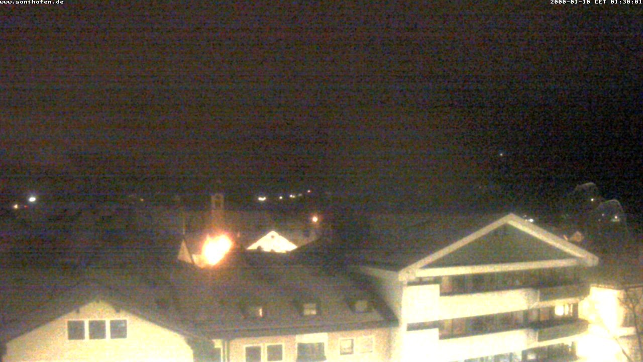 Archiv Foto Webcam Ausblick Rathaus Sonthofen