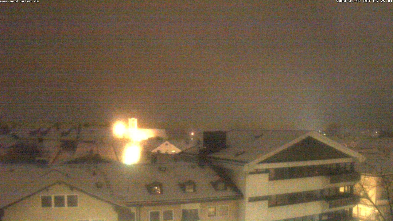 Archiv Foto Webcam Ausblick Rathaus Sonthofen