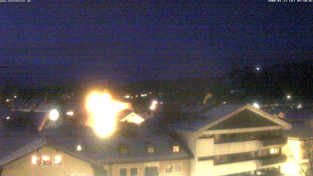 Archiv Foto Webcam Ausblick Rathaus Sonthofen