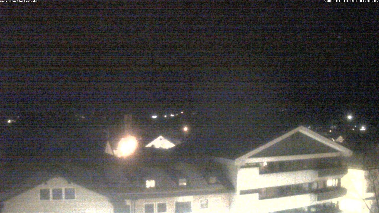 Archiv Foto Webcam Ausblick Rathaus Sonthofen