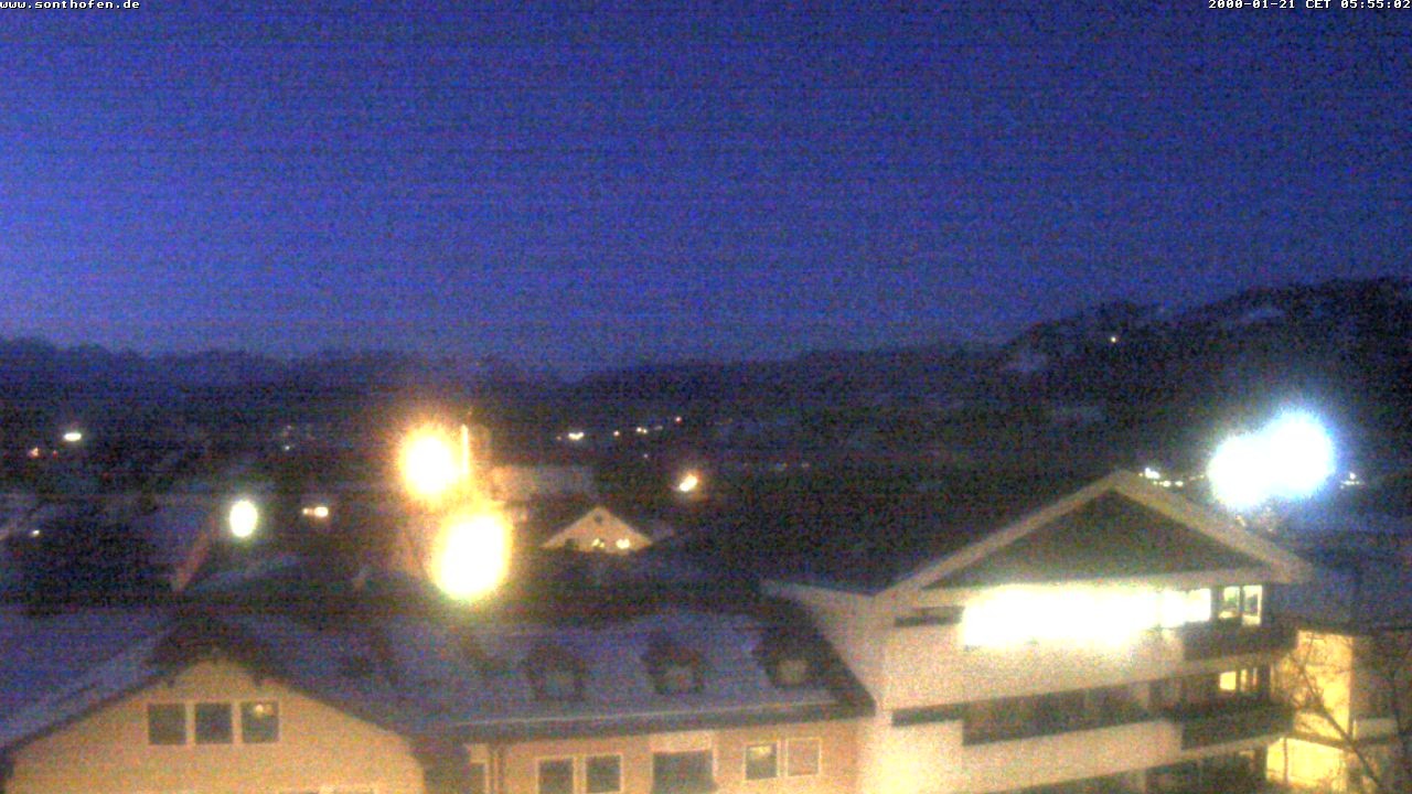 Archiv Foto Webcam Ausblick Rathaus Sonthofen