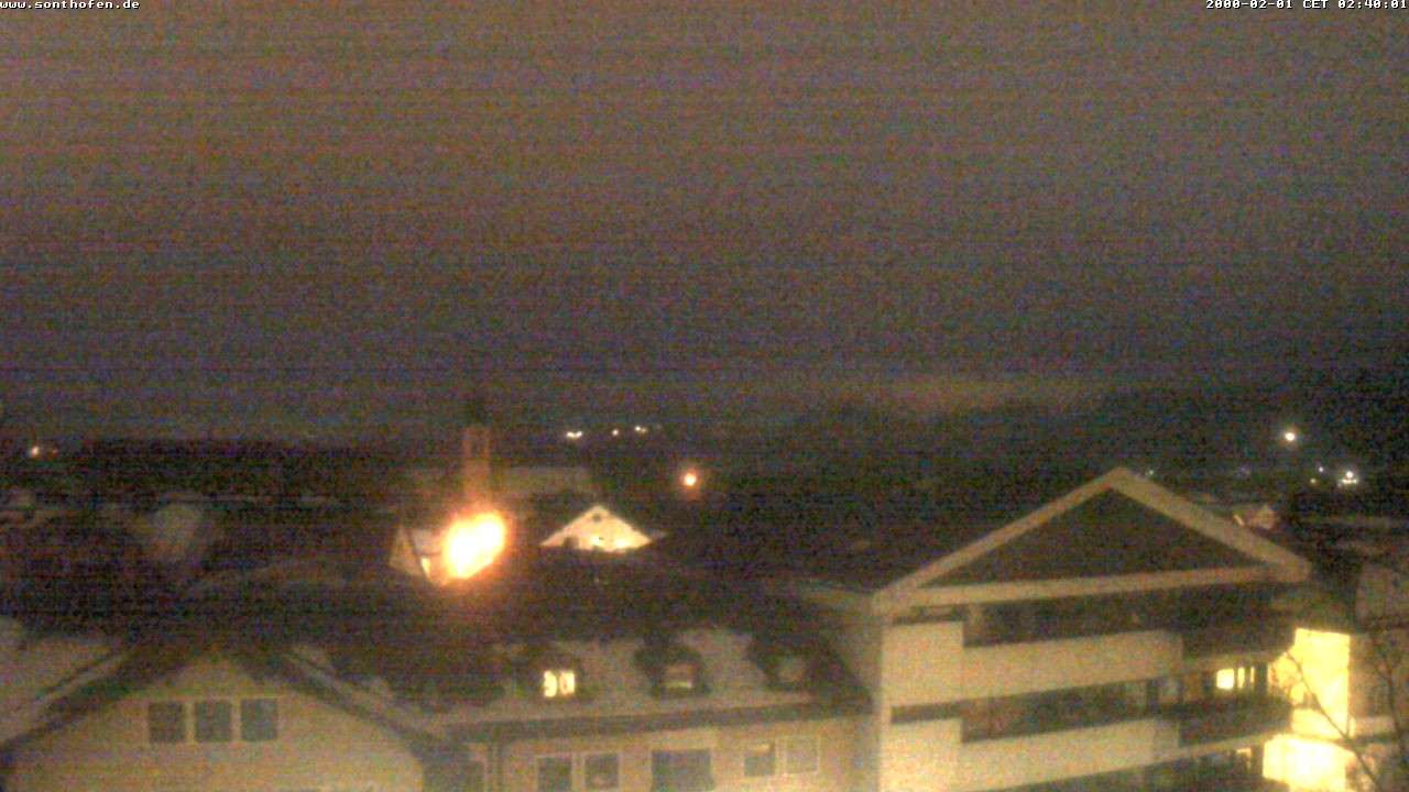 Archiv Foto Webcam Ausblick Rathaus Sonthofen