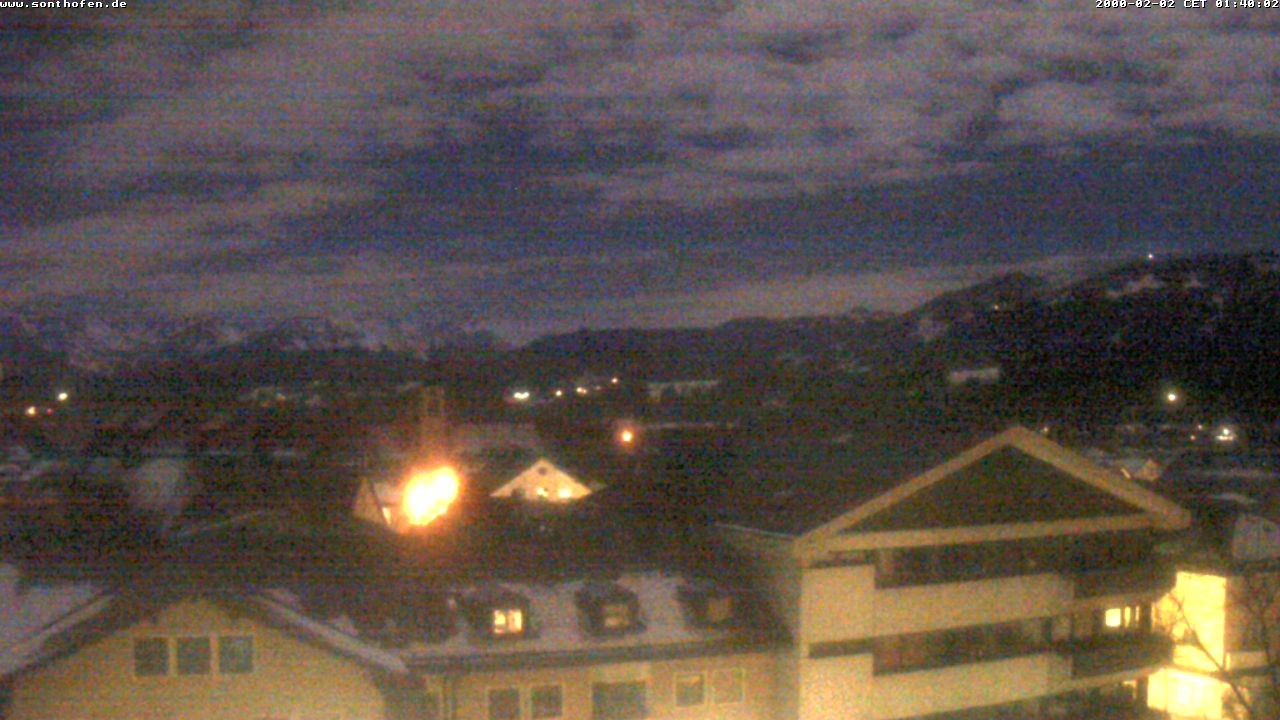 Archiv Foto Webcam Ausblick Rathaus Sonthofen