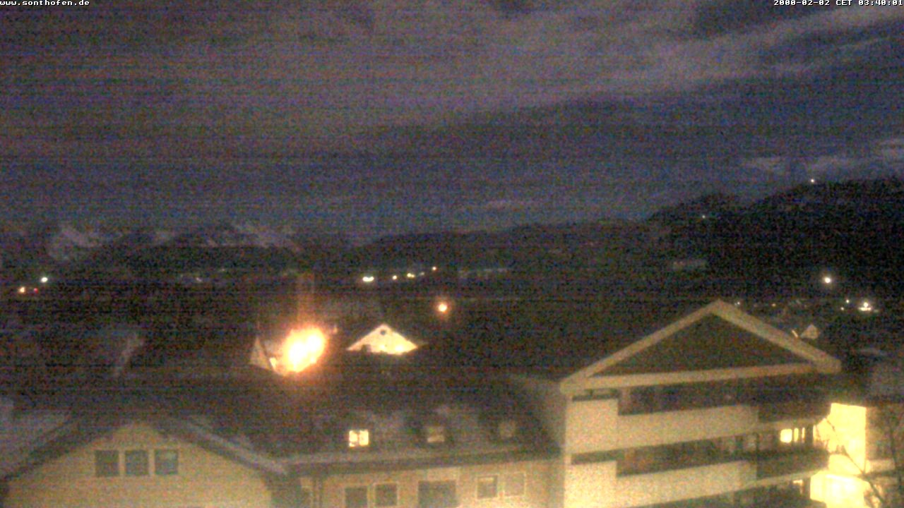 Archiv Foto Webcam Ausblick Rathaus Sonthofen