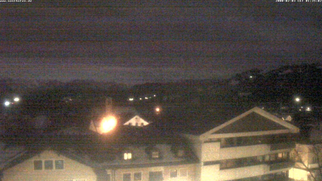 Archiv Foto Webcam Ausblick Rathaus Sonthofen