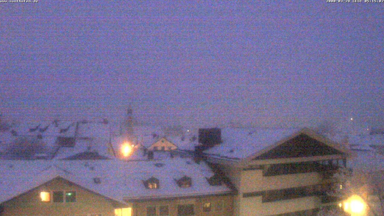 Archiv Foto Webcam Ausblick Rathaus Sonthofen