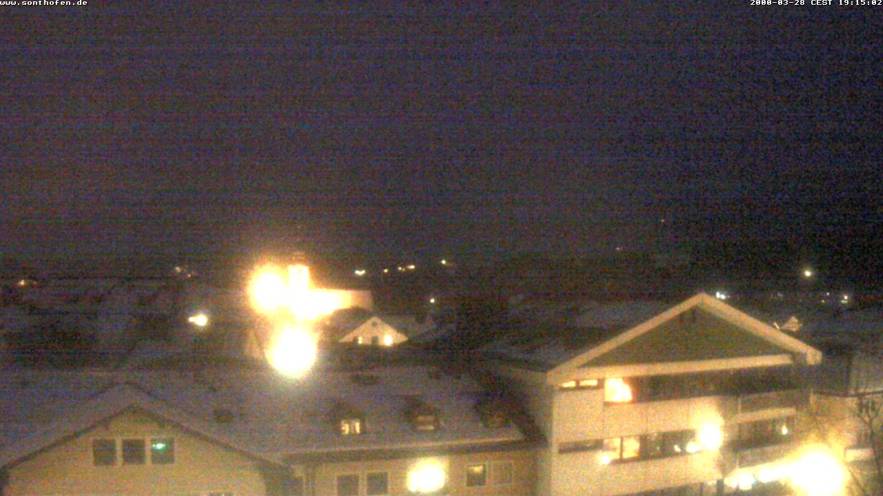 Archiv Foto Webcam Ausblick Rathaus Sonthofen