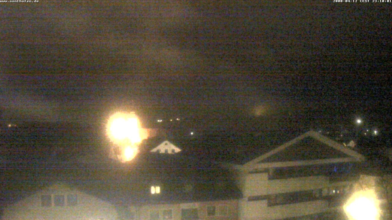 Archived image Webcam View from the town hall in Sonthofen