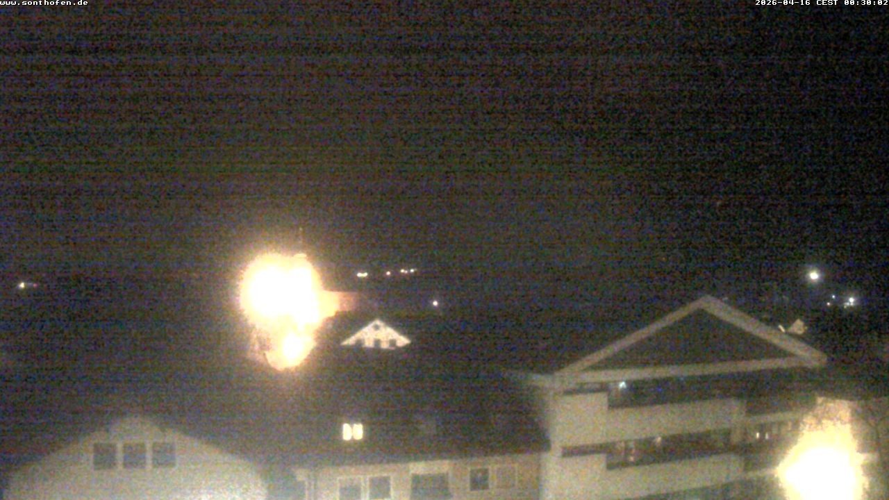 Archiv Foto Webcam Ausblick Rathaus Sonthofen